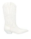 SONORA SONORA WOMAN BOOT OFF WHITE SIZE 7 GOAT SKIN