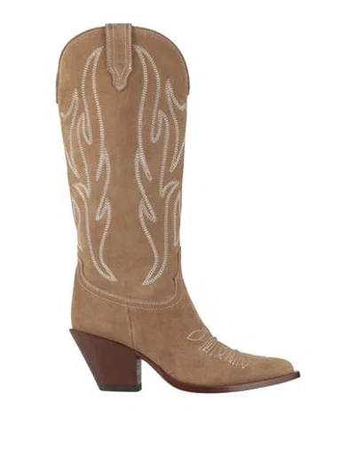 Sonora Woman Boot Sand Size 11 Leather In Brown
