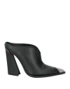 Sonora Woman Mules & Clogs Black Size 11 Leather In Black