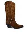 SONORA SONORA BROWN SUEDE BOOTS WOMAN