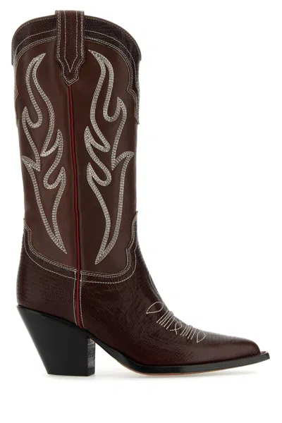 Sonora Santa Fe 85mm Pointed-toe Boots In Brown