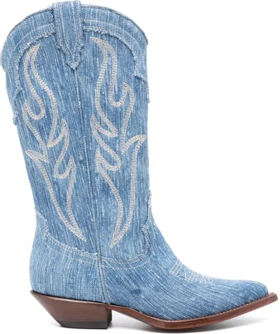 SONORA WOMEN'S DENIM TEXAN BOOTS