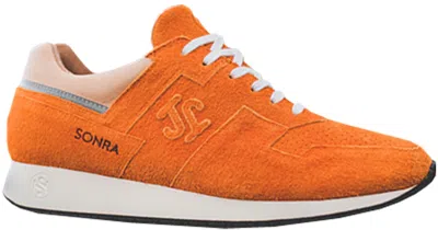 Pre-owned Sonra Men's  Proto Sneakers In Vegtan/pumpkin In Orange
