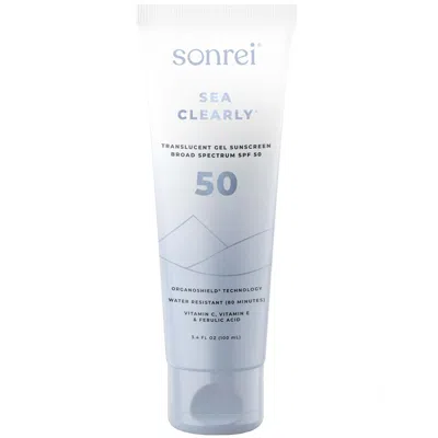 Sonrei Sea Clearly Spf 50 Clear Gel Sunscreen 100ml In Transparent