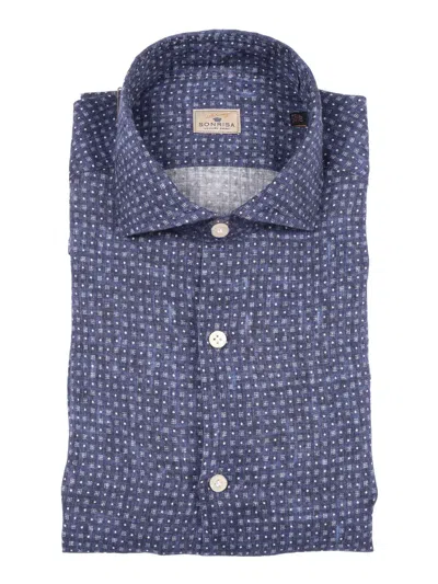 Sonrisa Camicia Uomo In Blue