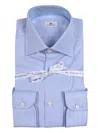 Sonrisa Light Blue Micro-check Formal Shirt In Blue