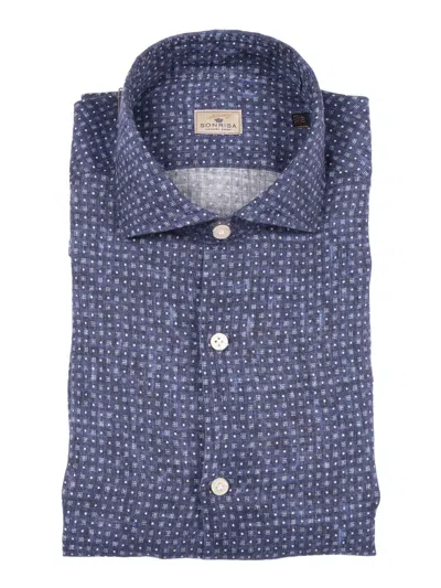 Sonrisa Camicia Uomo In Blue