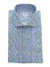 Sonrisa Floral-print Shirt In Blue
