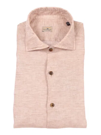 Sonrisa Camicia Uomo In Brown
