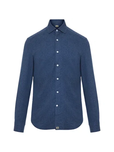Sonrisa Check-pattern Shirt In Blue