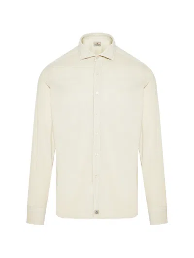 Sonrisa Corduroy-texture Long-sleeve Shirt In Multi