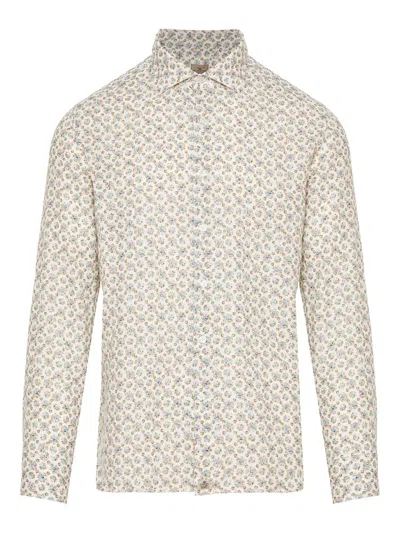 Sonrisa Floral Printed Buttoned Shirt In White