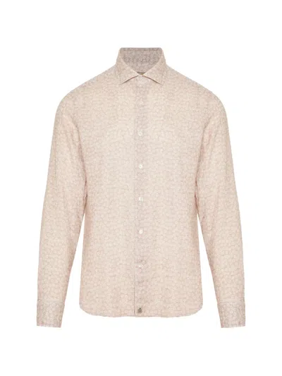 Sonrisa Floral-print Long-sleeve Shirt In Pink