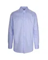 Sonrisa Camicia Celeste In Cotone In Blue