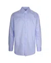 Sonrisa Camicia Celeste In Cotone In Blue