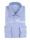 Sonrisa Light Blue Micro-check Formal Shirt In Blue