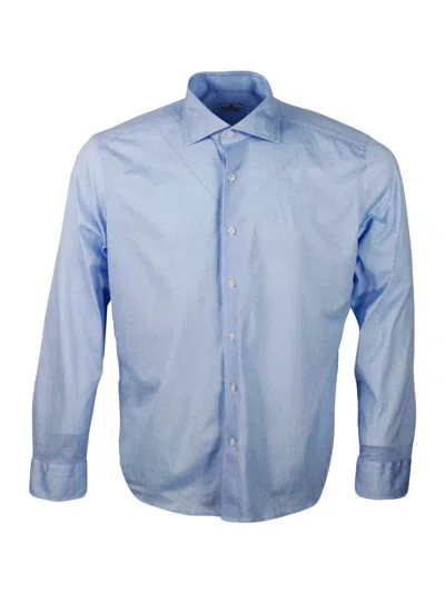 Sonrisa Long-sleeved Button-up Shirt In Animal Print