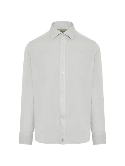 Sonrisa Long-sleeve Button-down Shirt In Gray