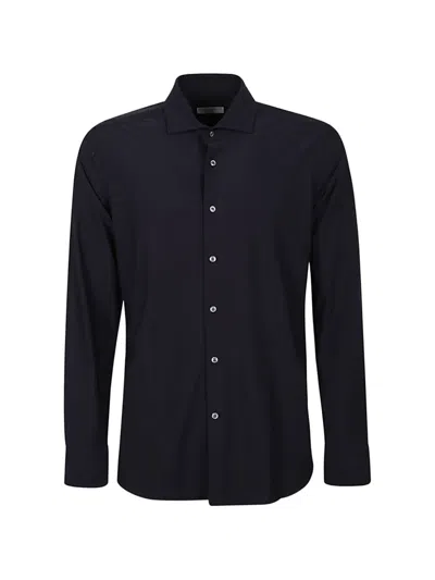 Sonrisa Long-sleeve Buttoned Shirt In Black