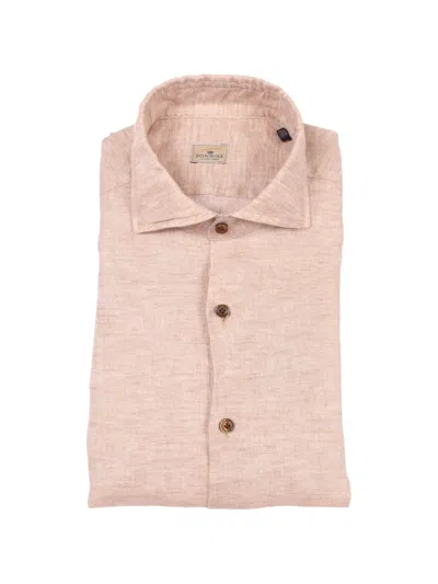 Sonrisa Long-sleeved Cotton Shirt In Pink