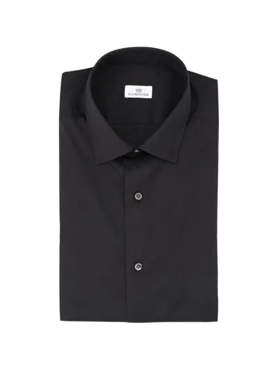 Sonrisa Black Black Solid Shirt