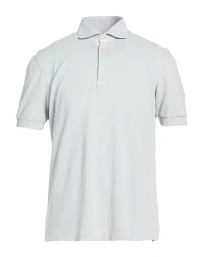 Sonrisa Man Polo Shirt Light Grey Size 3xl Cotton In Gray