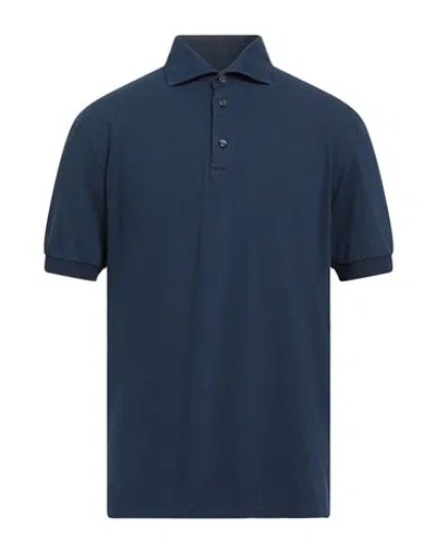 Sonrisa Man Polo Shirt Midnight Blue Size Xl Cotton