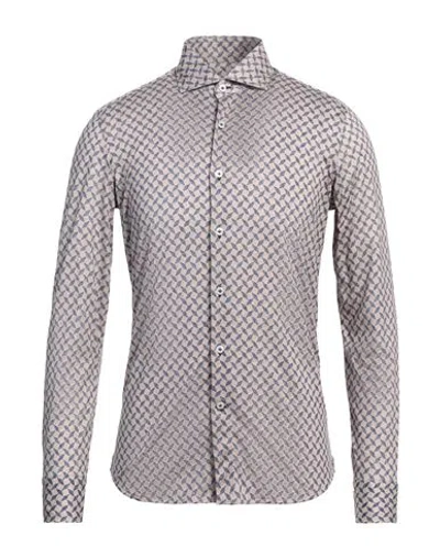 Sonrisa Man Shirt Beige Size 15 ¾ Cotton