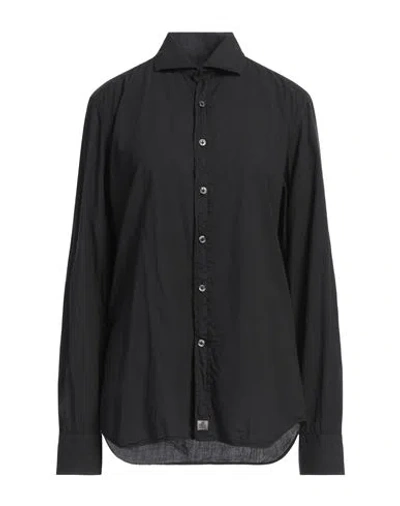 Sonrisa Man Shirt Black Size 16 Cotton