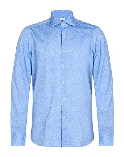 Sonrisa Man Shirt Blue Size 15 ½ Cotton