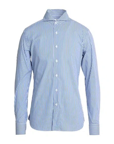 Sonrisa Man Shirt Blue Size 15 ¾ Cotton, Pac - Polyacetylene, Elastane