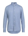 Sonrisa Man Shirt Blue Size 17 Cotton In Multi