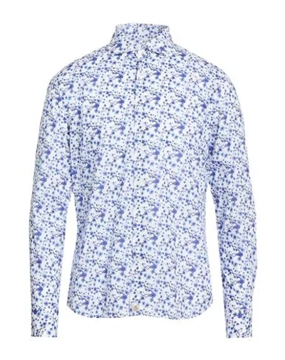 Sonrisa Man Shirt Blue Size 17 Cotton