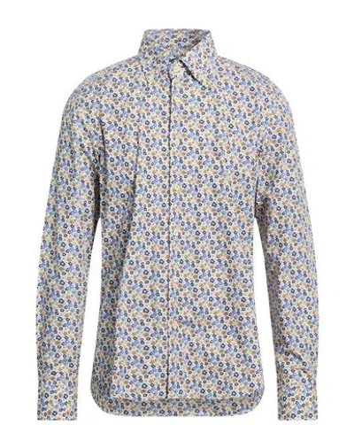 Sonrisa Man Shirt Blue Size 17 Cotton