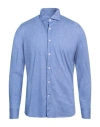 Sonrisa Man Shirt Blue Size L Cotton