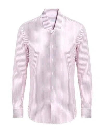 Sonrisa Man Shirt Brick Size 15 ¾ Cotton In Red