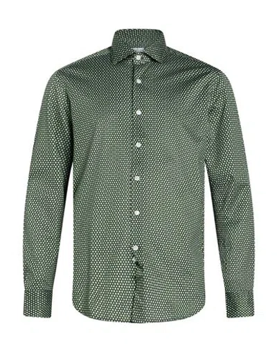 Sonrisa Man Shirt Dark Green Size 15 ½ Cotton