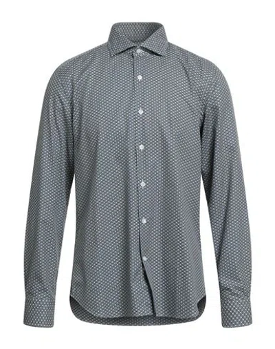 Sonrisa Man Shirt Deep Teal Size 16 ½ Cotton In Blue