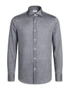Sonrisa Man Shirt Grey Size 17 ½ Cotton In Gray