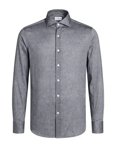 Sonrisa Man Shirt Grey Size 17 ½ Cotton In Gray