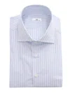 Sonrisa Striped Cotton Shirt In Blue