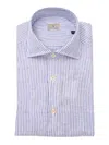 Sonrisa Striped-pattern Shirt In Blue