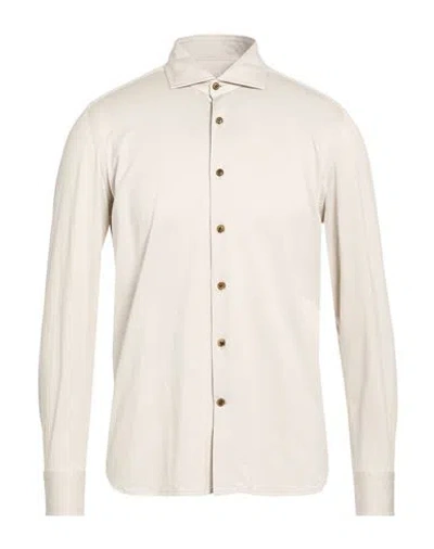 Sonrisa Man Shirt Light Grey Size 16 Cotton In Pink