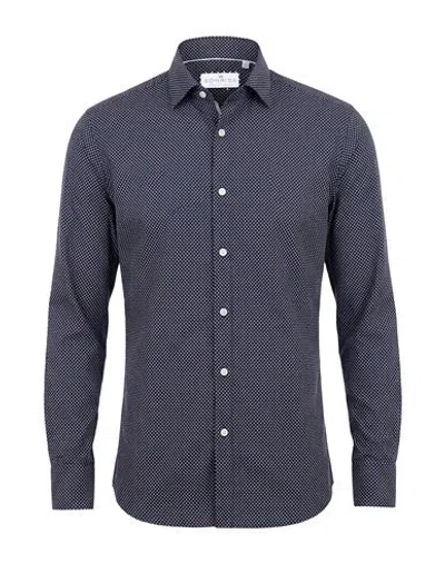 Sonrisa Man Shirt Midnight Blue Size 15 ½ Cotton