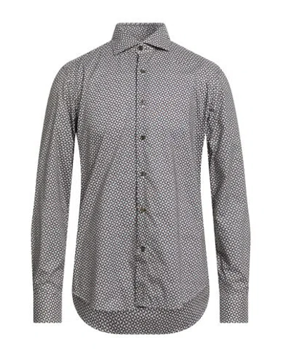 Sonrisa Man Shirt Midnight Blue Size 16 ½ Cotton In Gray
