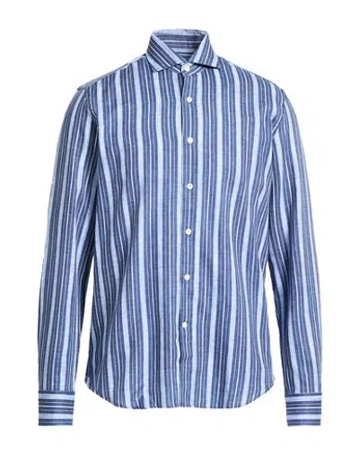 Sonrisa Man Shirt Midnight Blue Size 16 ½ Cotton