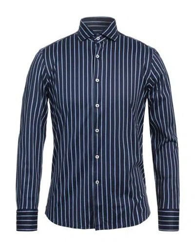 Sonrisa Man Shirt Midnight Blue Size 17 Cotton