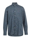 Sonrisa Man Shirt Midnight Blue Size 17 Cotton