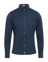 Sonrisa Man Shirt Midnight Blue Size 17 Cotton