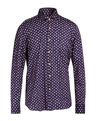 Sonrisa Man Shirt Midnight Blue Size Xl Cotton